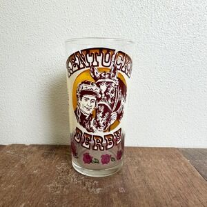 1977 Kentucky Derby Churchill Downs Horse Race Collectible‎ Mint Julep Glass